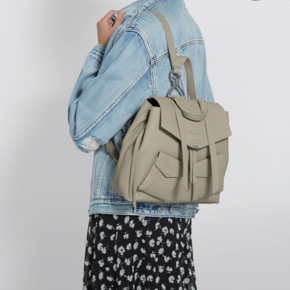 AllSaints Captain Lea Leather Backpack Bag